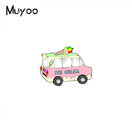 Новинка мороженое кекс акриловая брошь шоколадный торт Броши эпоксидная Серебряная Милая брошь булавка - Окраска металла: 10