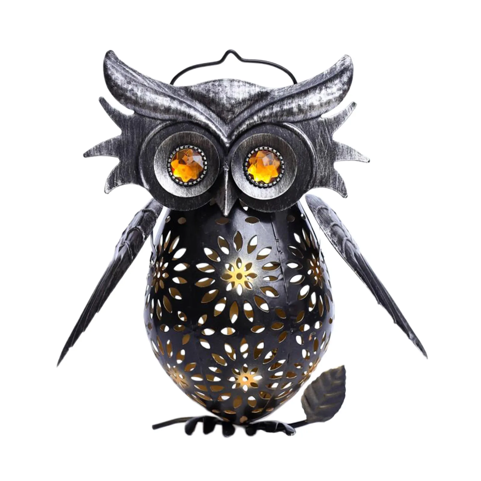 

Solar Owl Lantern Light Decor Waterproof Garden Landscape Light Walkway Yard