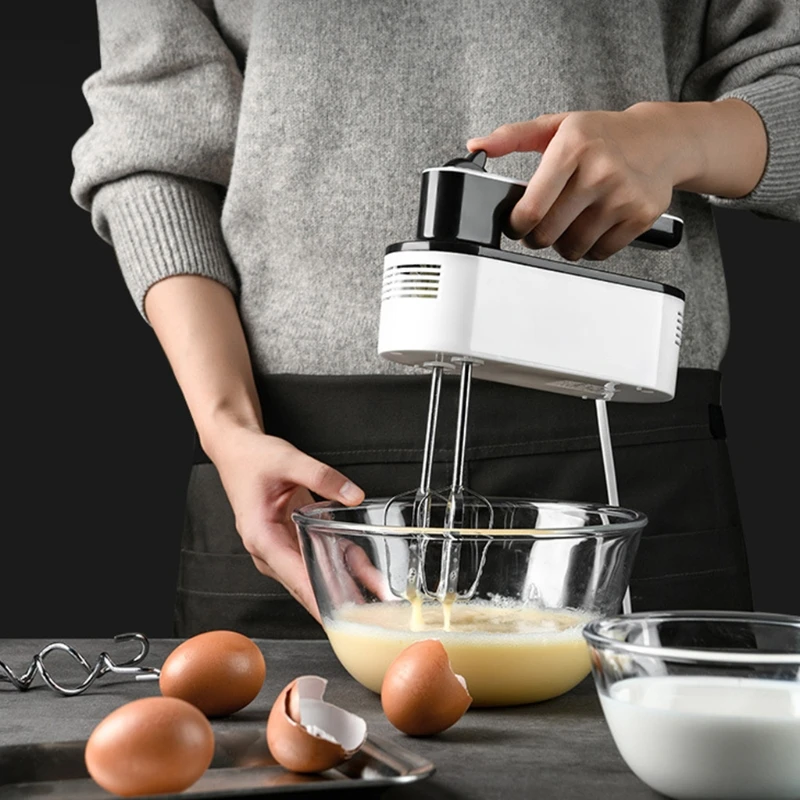 Кухонный ручной миксер электрический для взбивания смешивания печенья | Бытовая