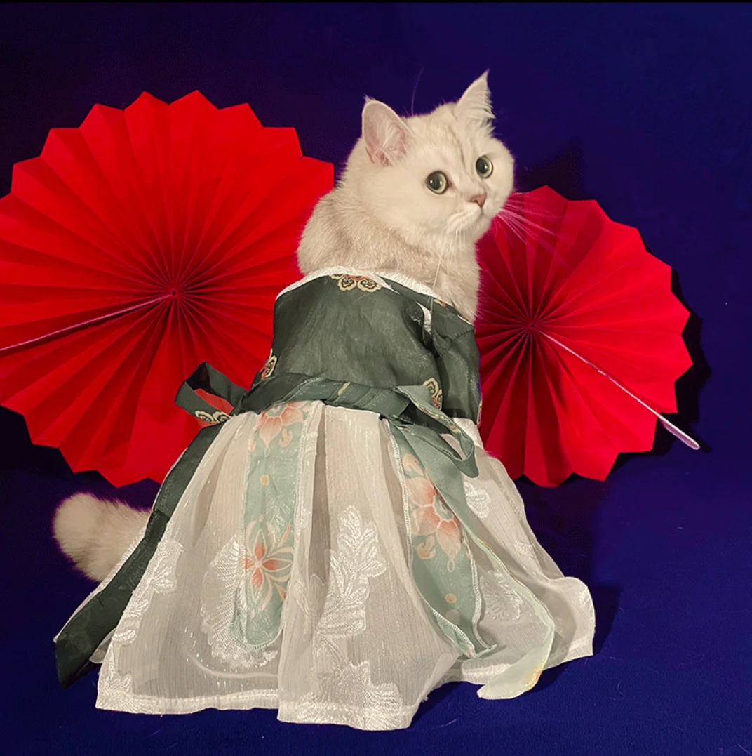 

Original Pet Hanfu Cat Dog Clothes Antique Chinese Style