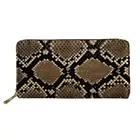 Женский Длинный клатч-кошелек из змеиной кожи, вместительные бумажники с рисунком, дамские бумажники с кармашком для телефона