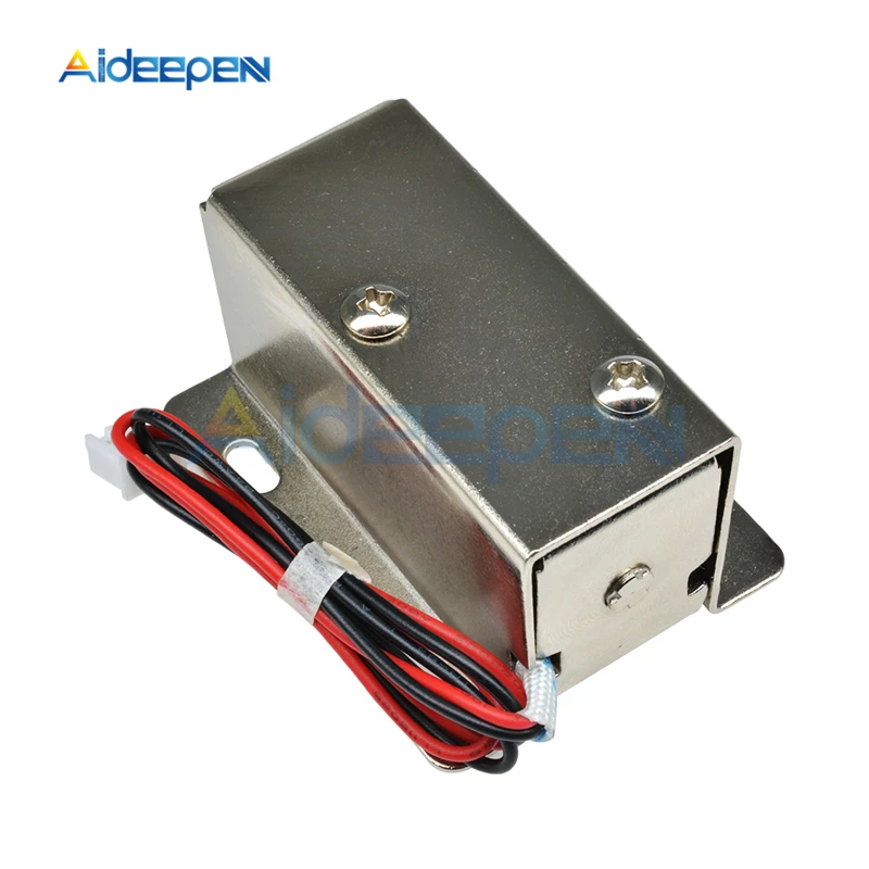 DC 12V 0.6A 600mA Электрический электромагнитный язычковый замок с проводом для электрического управления выдвижной ящик шкафа замки электронные замки