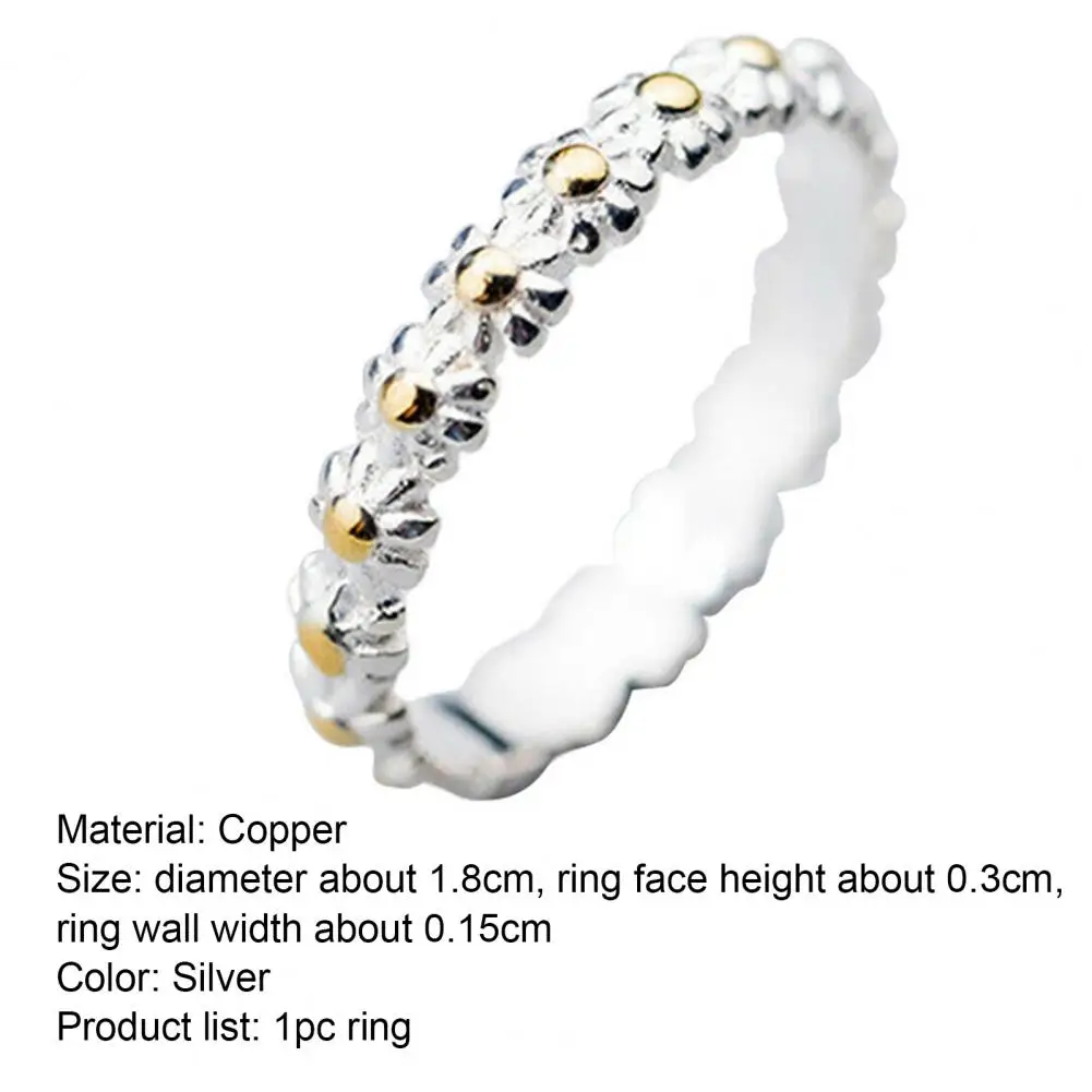 Кольцо с хризантемами Изысканное регулируемое женское ювелирное изделие открытого типа с цветочным пальцем для помолвки и модной носки.