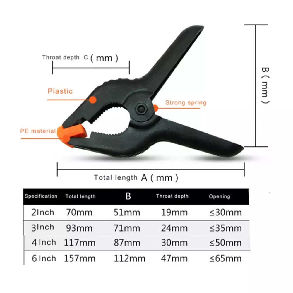 

10Pcs Background Clip Photo Studio Accessories Photography Background Clamp Hand Tools Clamps Vises 10*Clamps
