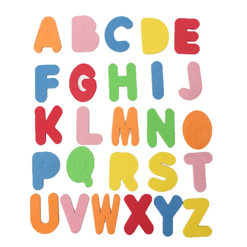 

36PCS Alphanumeric Letters Alphabet Bath Puzzle Soft EVA Numbers Kids Baby Toy Early Educational Toy Tool Bath Toys