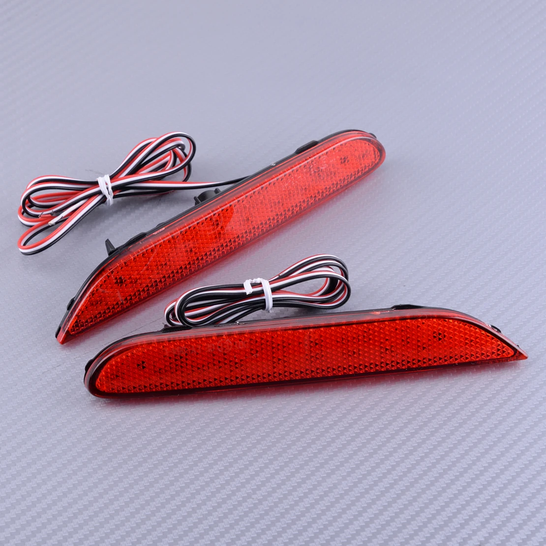 

2 шт. автомобильный объектив Светодиодный отражатель заднего бампера поворотный маркер сигнала светильник лампа для Infiniti QX56 QX60 QX80 JX35 QX30 Nissan ...