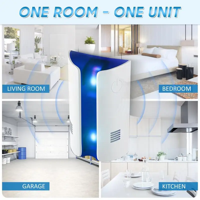 Ультразвуковой репеллент от комаров Электроника москитов двойная волна