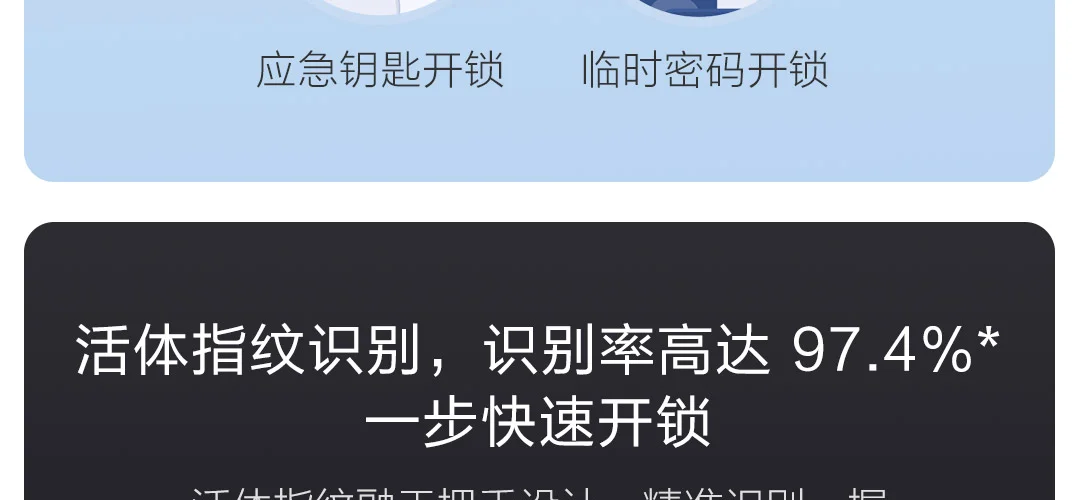Xiao mi jia умный дверной замок Молодежный умный замок Пароль отпечатка пальца Bluetooth разблокировка обнаружения сигнализации работы mi Home управление приложением