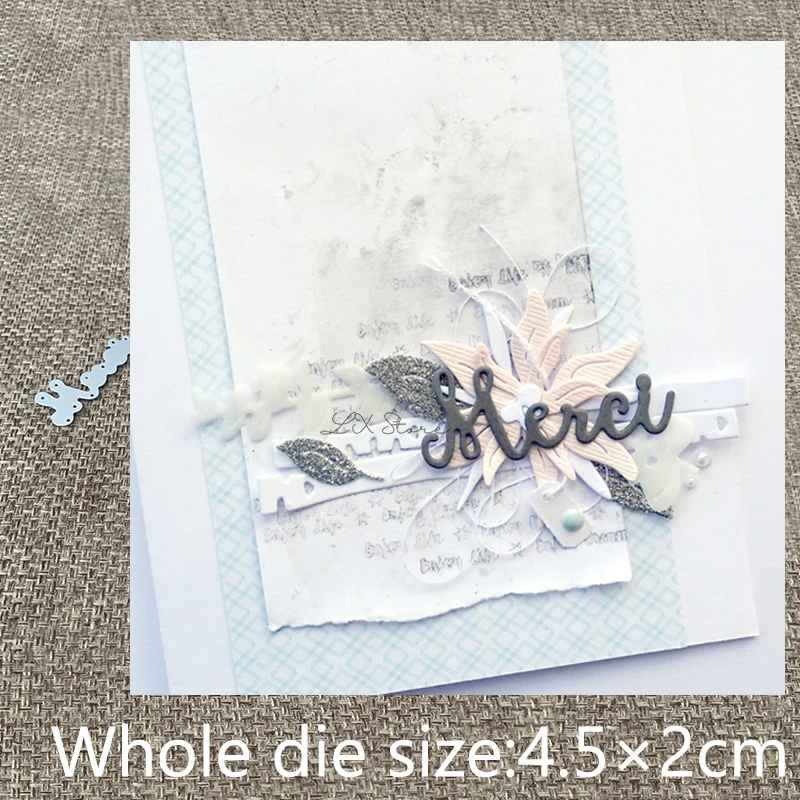 Новый дизайн металлический трафарет для рукоделия вырезание формы французский