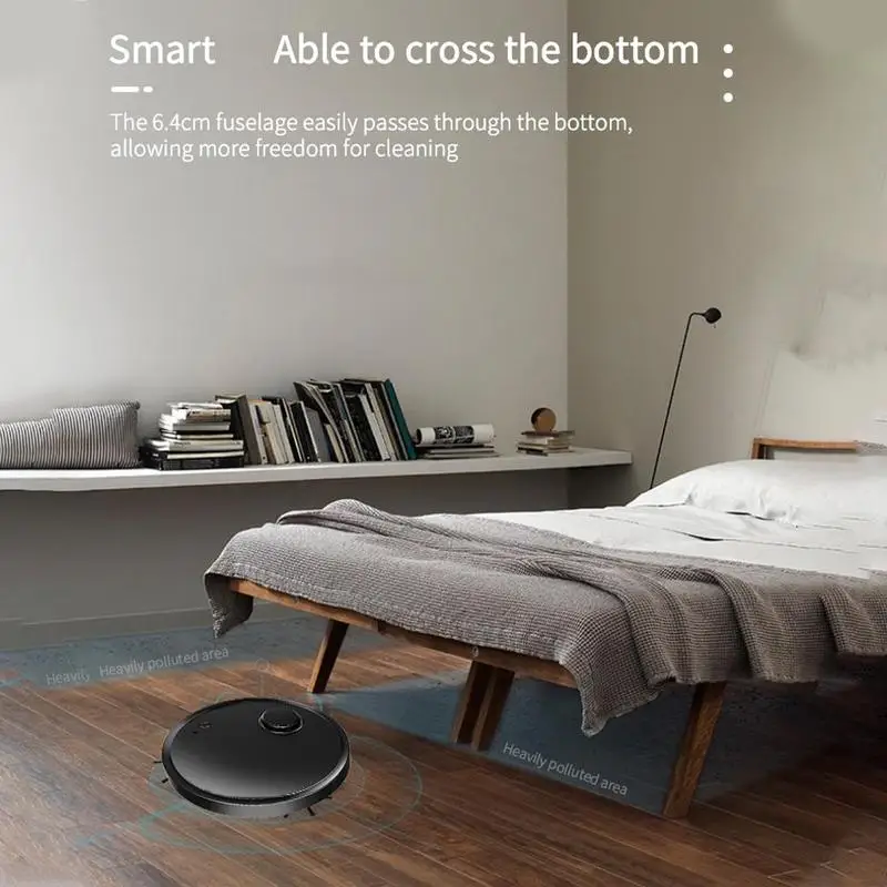 

3-In-1 Smart Wireless Suction Sweeping Vacuum Cleaner Thin Machine Wet Dry Intelligent Robot For Home Cleaning Super J1G2
