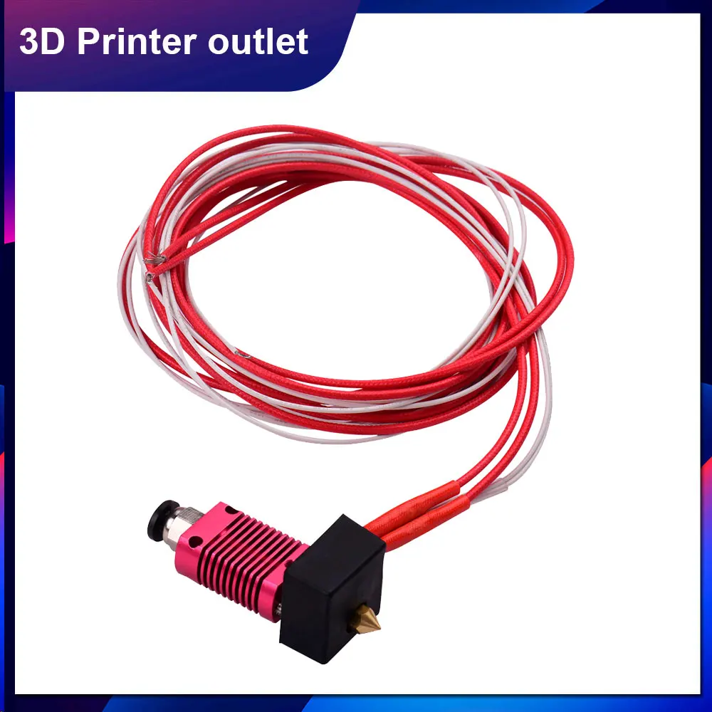 Aibecy 3D принтеры Запчасти 12V сборный экструдер комплект подключения печатающей
