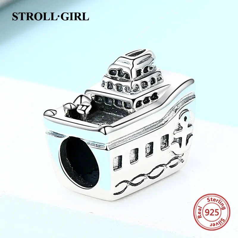 Лидер продаж подходит Pandora Талисманы браслет стерлингового серебра 925 круиз Шарм