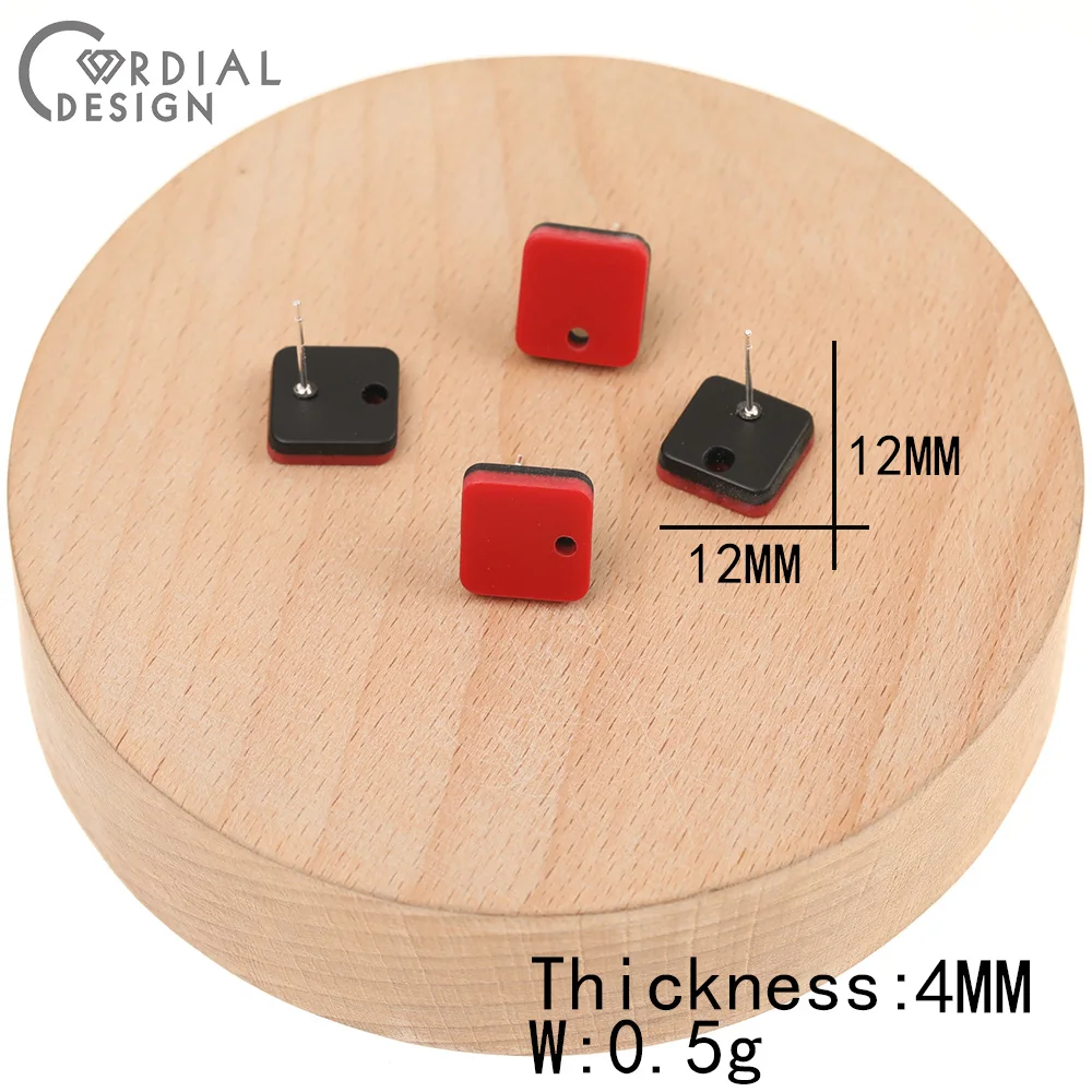 

Cordial Design 100Pcs Jewelry Accessories/Hand Made/Earrings Findings & Components/Geometry Shapes/Earrings Stud/DIY Making