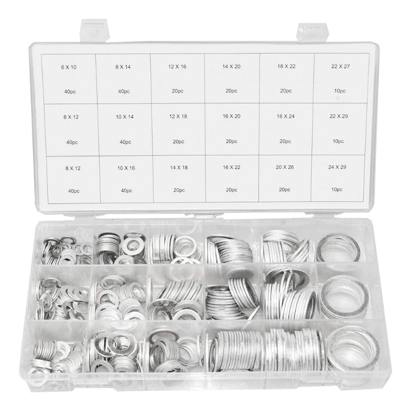 

Automobile Engine Oil Drain Plugs Aluminum Compression Gaskets Replacement Parts