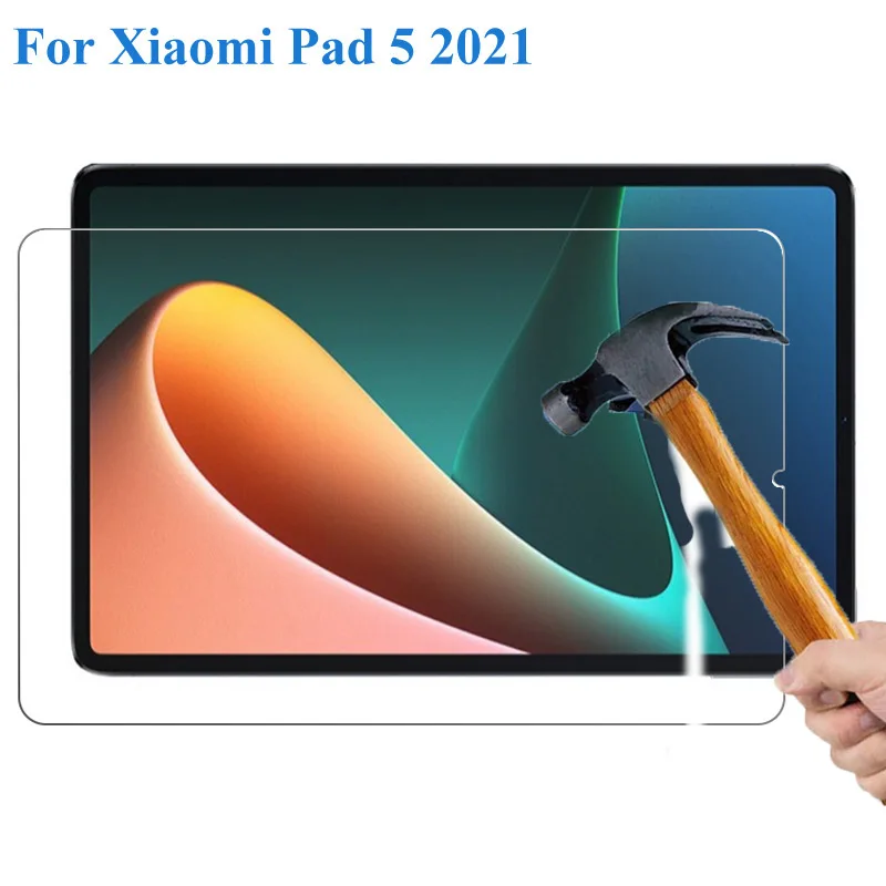 

2PCS Tempered Glass Film For Xiaomi Pad 5 Pro 11.0 Inch Tablet Protective Film For Xiaomi Mipad 5 Pro Mi Pad 5 Screen Protector
