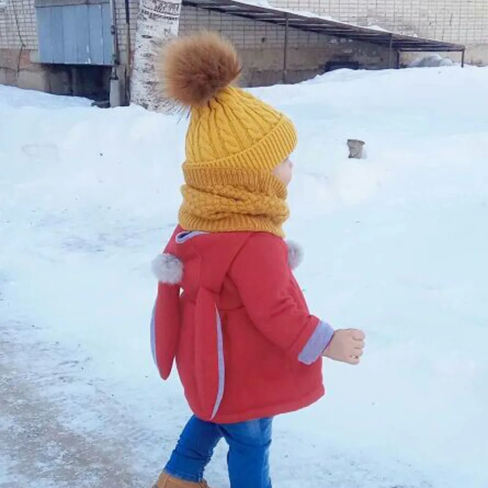 Шапка для маленьких мальчиков и девочек зимняя теплая вязаная крючком хлопковая