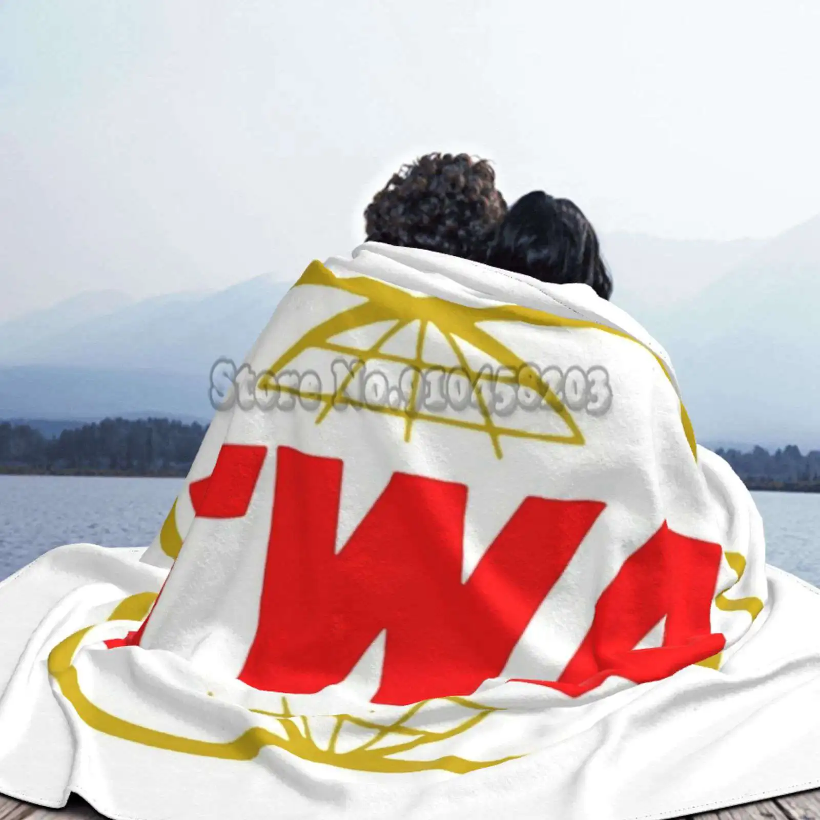 Одеяло для дивана Twa Airlines дизайнерское удобное теплое фланелевое одеяло Боинг