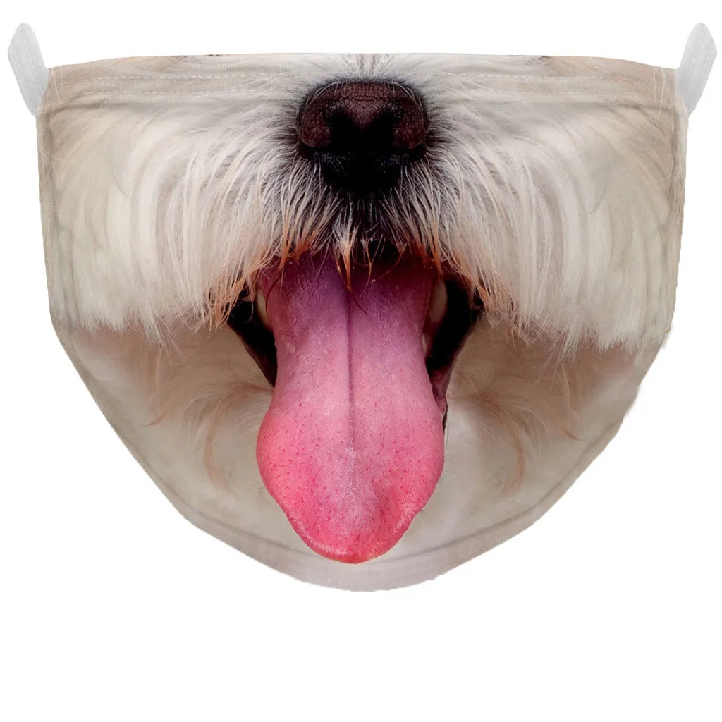 Хлопковая маска для лица унисекс с аниме принтом регулируемая ветрозащитная