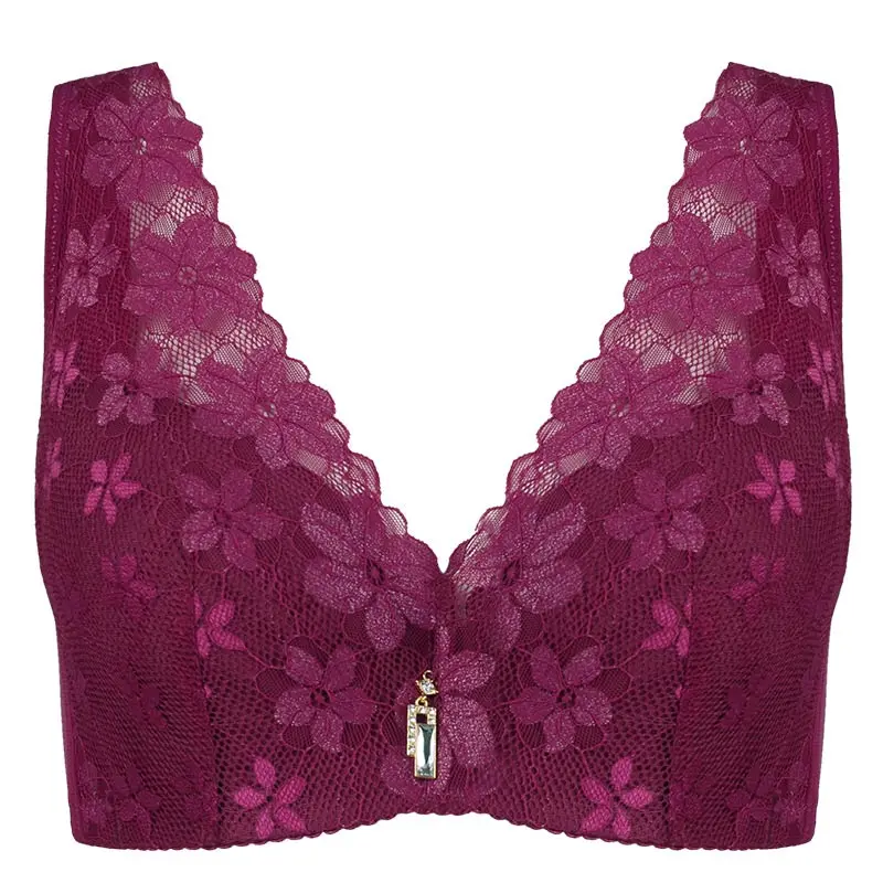 wine red MARK MADDOX Bralette сексуальное нижнее белье плюс бюстгальтеры большого размера для женщин пуш-ап кружевное нижнее белье бюстгальтер нижнее белье Минимайзер - Color: wine red