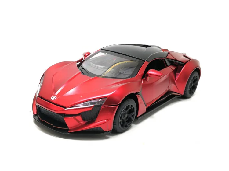 1:32 Lykan Hypersport модель автомобиля из сплава литой игрушечный автомобиль коллекция