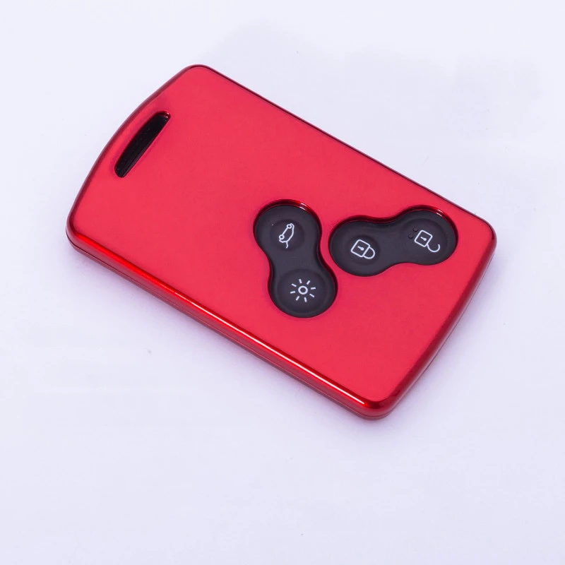 Paint car key case For Renault Duster Megane 1 2 3 Captur Kadjar Clio Logan Fluence paint keychain keyring new | Автомобили и