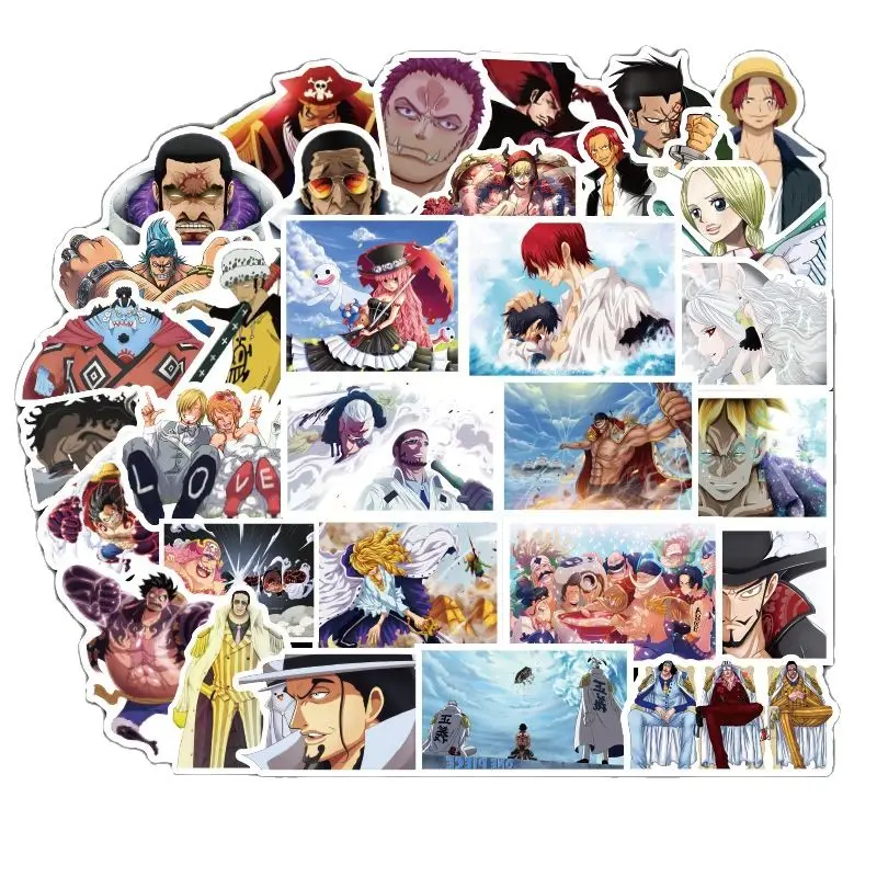 

100 шт. пиратский король мультфильм Граффити Ноутбук скейтборды багаж мотоциклы телефон детская Водонепроницаемая наклейка Классическая на...