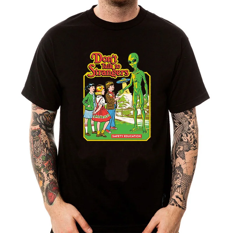 Футболка с Сатаной для мужчин страшная смешная Мужская рубашка принтом на тему