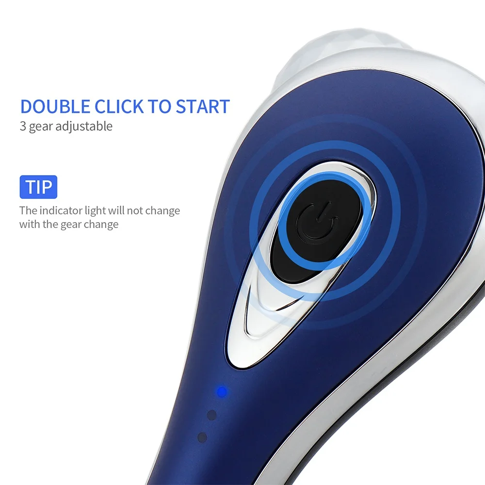 3D роликовый массажер для лица V Форма за кожей лифтинг кожи Красота аппарат