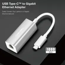 Адаптер Linkcomn usb type C для Gigabit Ethernet 20 см|Док-станции ноутбуков|