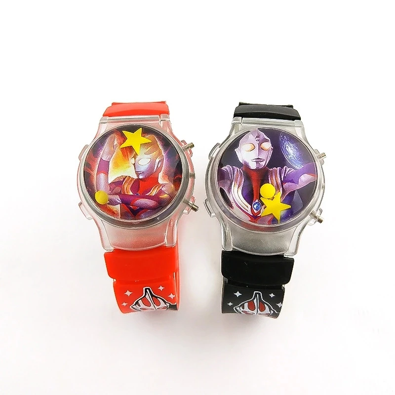 Мультипликационный персонаж вспышка светодиодная электронные часы ultraman для