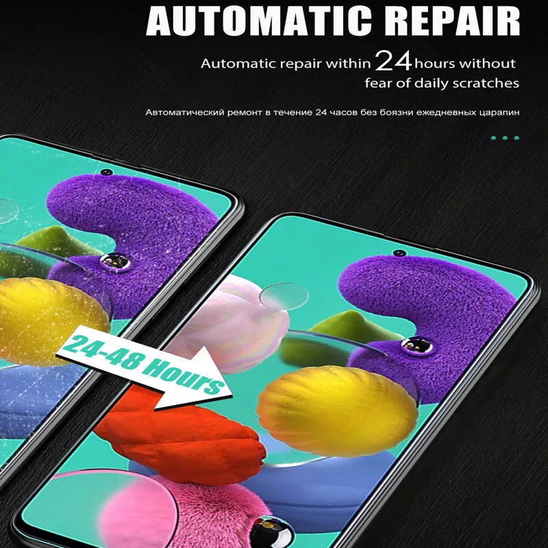 Гидрогелевая пленка с полным покрытием для Samsung Galaxy a71 a51 a 51 71 Защитная экрана a01 a21