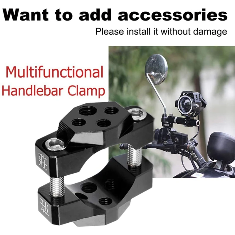 

Motorcycle Handlebar Clamp Spotlight Bracket Spotlight Fixed Clip Universal Motorcycle Handlebar Clip