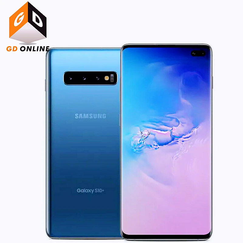 

Samsung Galaxy S10+ S10 Plus G975U G975U1 6.4" 8GB RAM 128GB ROM Octa Core Snapdragon 855 NFC LTE Original Unlocked Mobile Phone