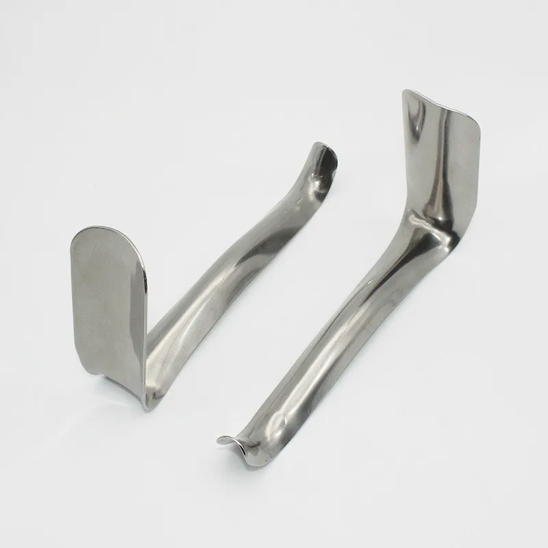 

16 см крючок для вагины из нержавеющей стали, двухсторонний Ретрактор для частной гинекологии и акушерской пластины, вогнутый гинекологичес...