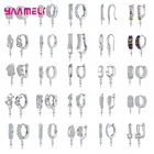 925 пробы серебряная застежка-зажим для бижутерии, аксессуары для рукоделия сделай сам