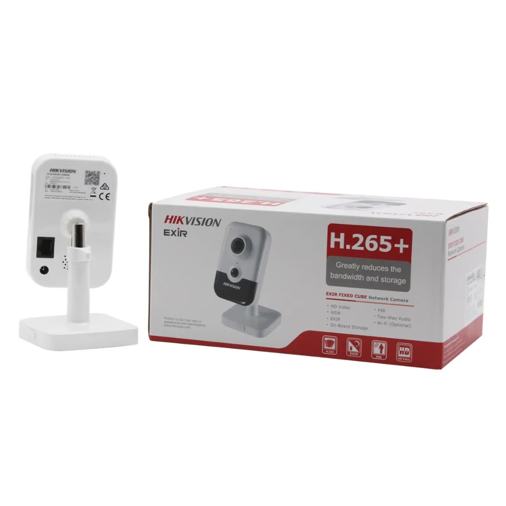 Hikvision 4MP домашняя Wi Fi камера безопасности PoE DS 2CD2443G0 IW Onvif наружное ночное видение