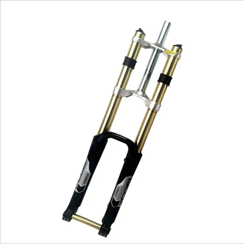 Bike Suspension Fork ZOOM  680DH AM Downhill MTB Mountain 20mm Thru Axle 110mm Fork 26/27.5/29 Damping black white gold golden images - 6