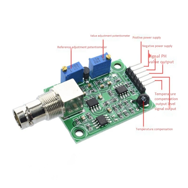 Модуль датчика определения значения PH датчик качества воды и (с компенсацией