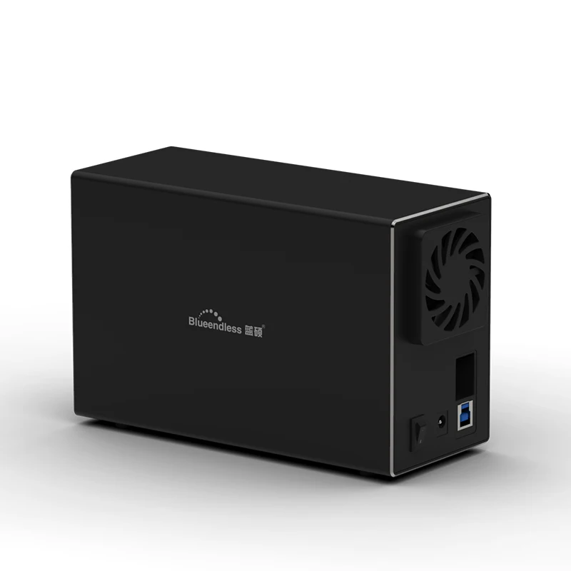 Корпус внешнего жесткого диска Dual Bay 3 5 корпус raid sata с функцией RAID USB накопителя