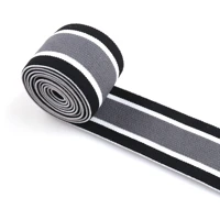 gray color elastic webbing strap 3 8cm stretchy tape elastic band skirt belt clothes accessories
