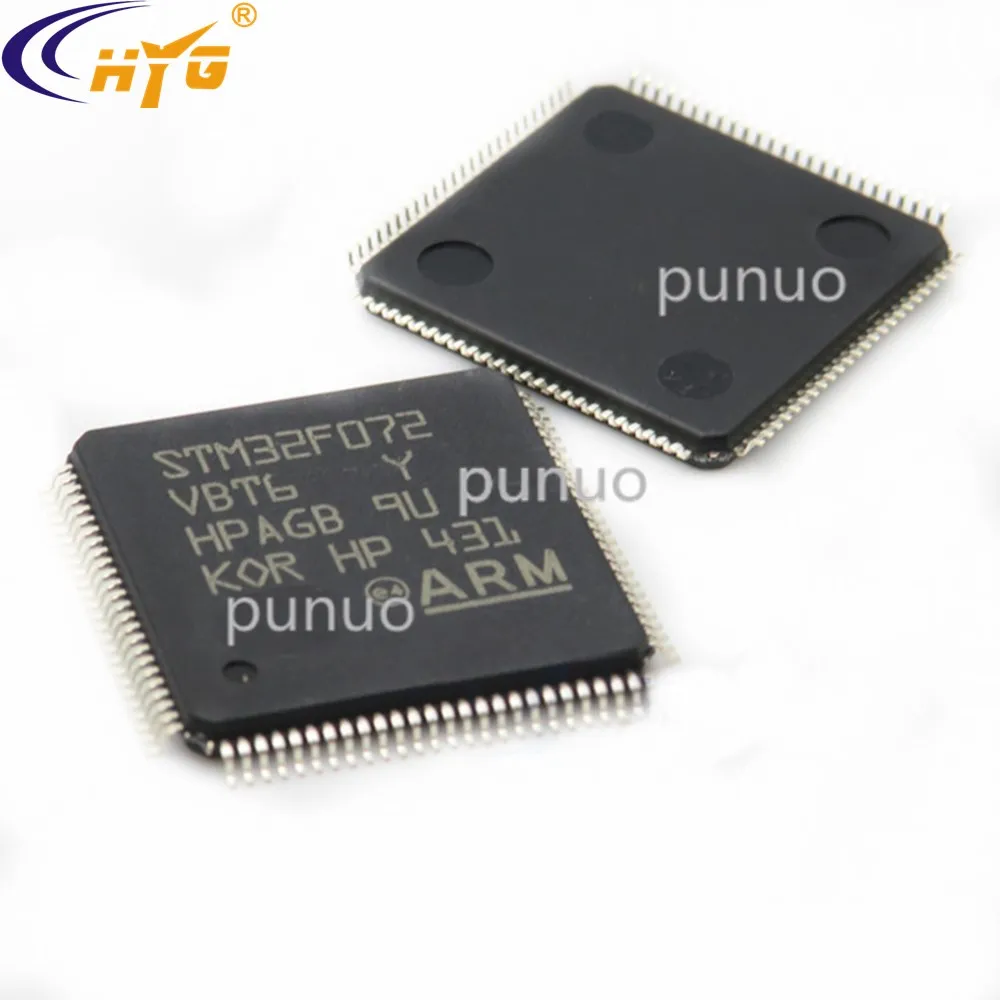 Оригинальная аутентичная Инкапсуляция STM32F072VBT6 LQFP 100 32 битный микроконтроллер 128K