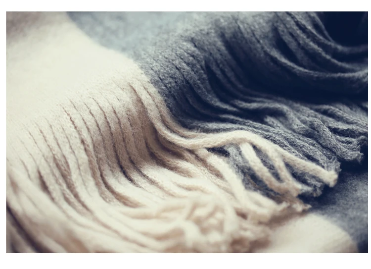 Зимний дизайнерский мужской шарф хлопковый в стиле пэчворк Мужская брендовая