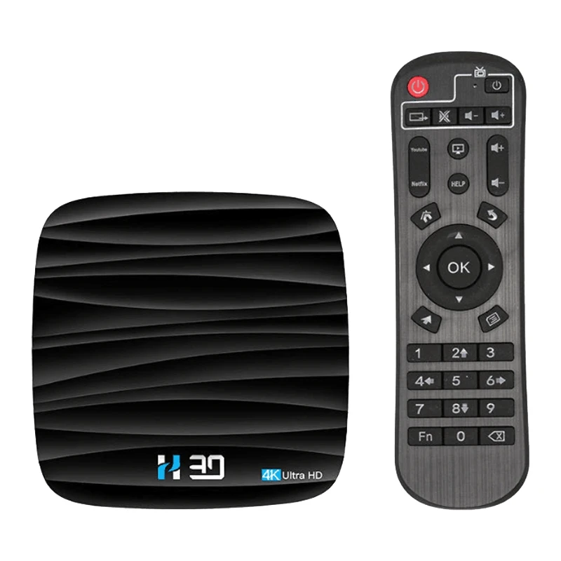 H30 ТВ приставка сетевая RK3318 4 + 64G 4K HD Android 10 0 сетевой плеер 2 4G/5G WiFi (вилка