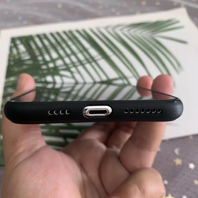 1 2 мм толщиной чехол для мобильного телефона iPhone 11 Pro Max XR XS 7 8 Plus 6 s X 5 5s SE Крышка из