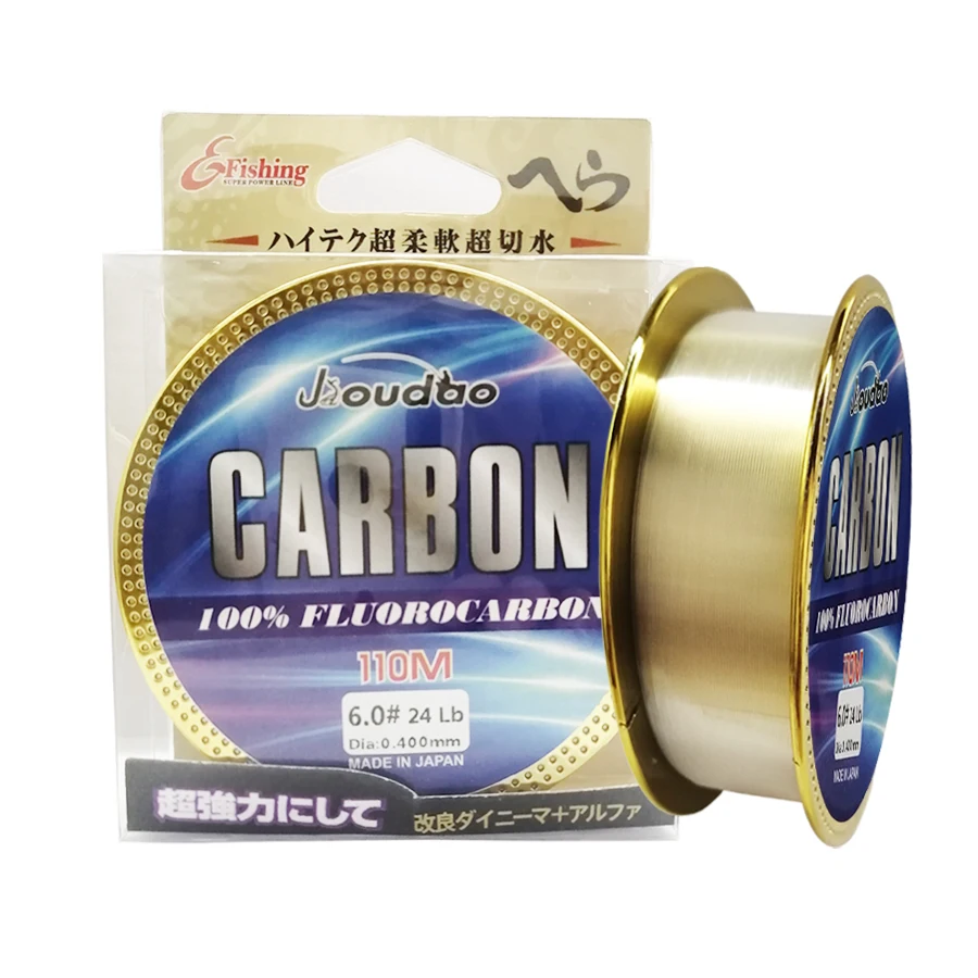 

Premium Monofilament Fishing Line Japanese Original Fluorocarbon Fishing Lines 6LB / 9LB / 10LB / 12LB Clear Leader Line for Sea