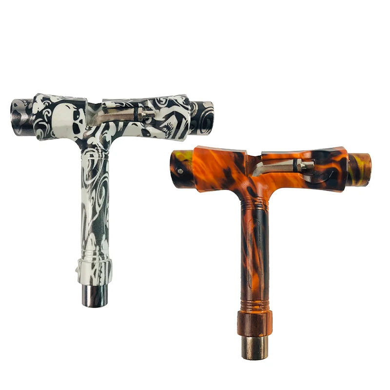 

Skateboard Tool T Tools with L Key Metal & Plastic Graphic Mounting Tools for Skate Board Longboard Scooter Sockets