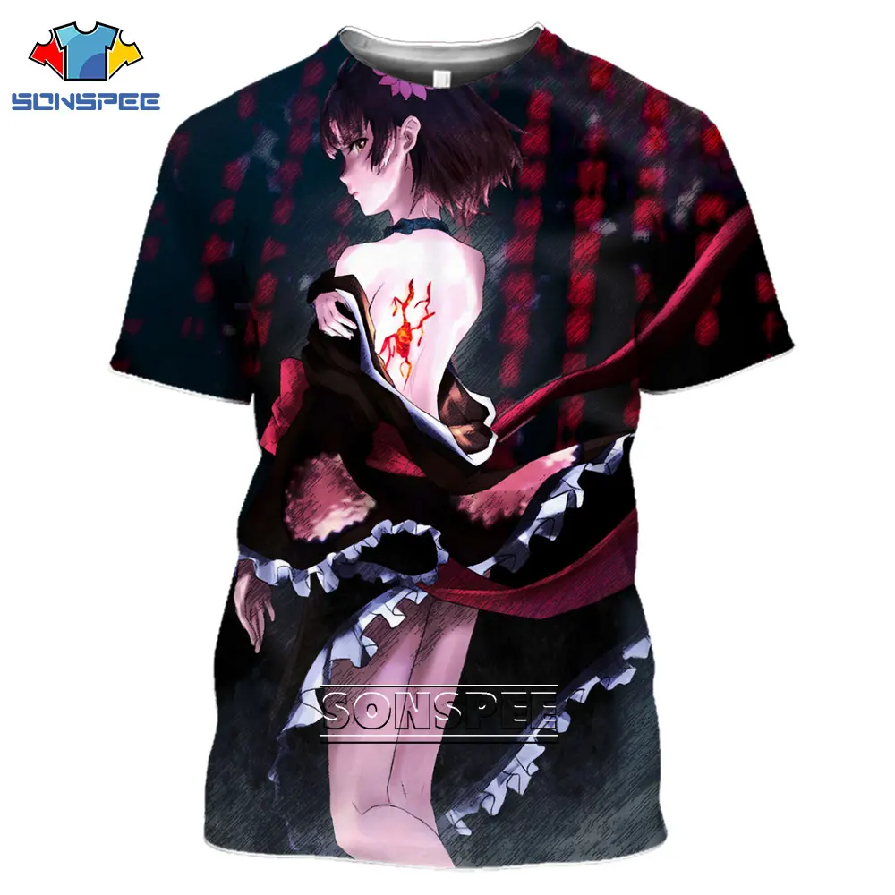 

SONSPEE Kabaneri Anime Men Women 3D Print T-shirt Kawaii Sexy Loli Fashion Kawaii Summer Casual Harajuku Short Sleeve O-Neck Top