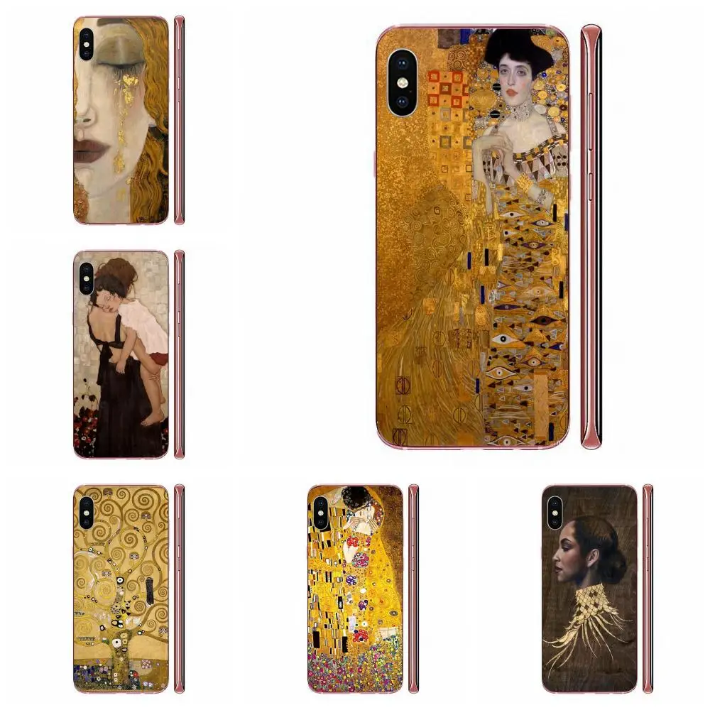 Kiss By Gustav Klimt Gold Tears In Oil For Samsung Galaxy Note 8 9 10 Pro S4 S5 S6 S7 S8 S9 S10 S11 S11E S20 Edge Plus Ultra