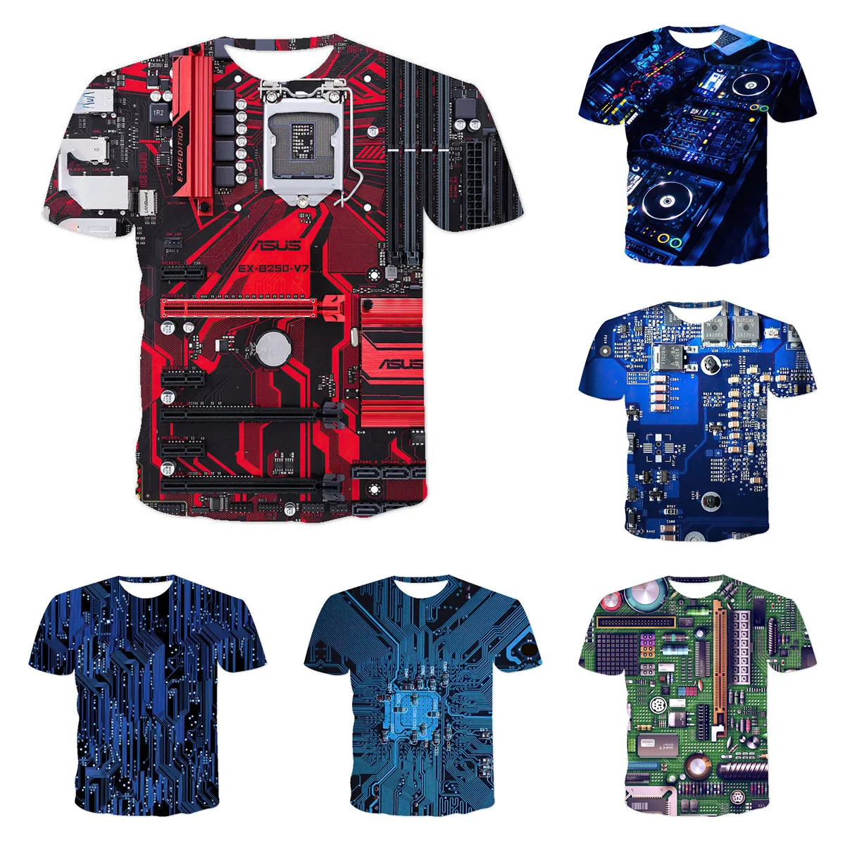 

2021 Summer Top Street Fun T-shirt 3D Style Printing T-shirt Free Delivery Casual Crew Neck Novelty Skirt T-shirt Xxs-6xl