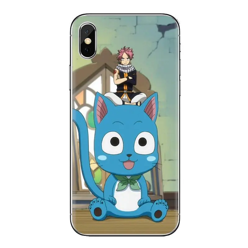 For Huawei G7 G8 P7 P8 P9 P10 P20 P30 Lite Mini Pro P Smart Plus 2017 2018 2019 Silicone Shell Case Fairy Tail Happy Aye Sir Art |